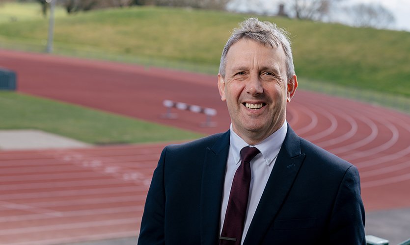 Cardiac professor on the sports field