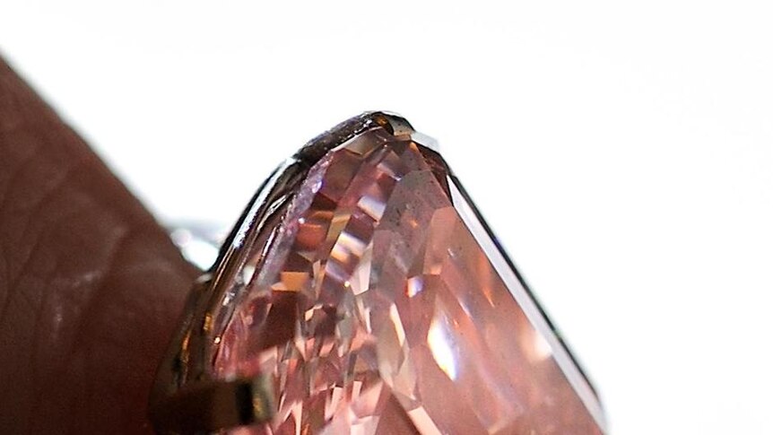 24.78 carat pink diamond
