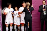 North Korean players ended up walking off the field, delaying the match by over an hour.