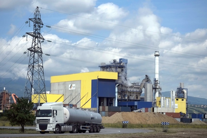 The Tredi incineration plant in Salaise-sur-Sanne, France