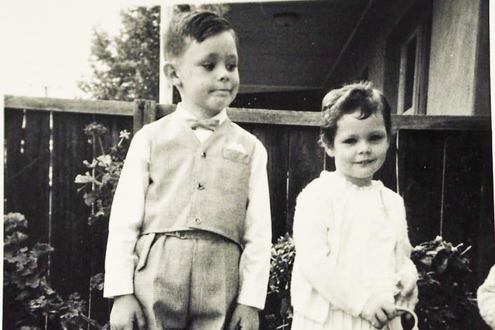 David and Mary-Anne Dempsey as young children in the 1960s