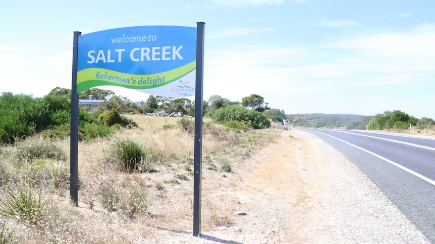 Salt Creek sign.