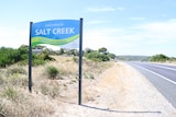 Salt Creek sign