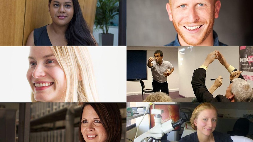 Australia's next generation of science communicators: the (six!) winners of Top 5 Under 40.