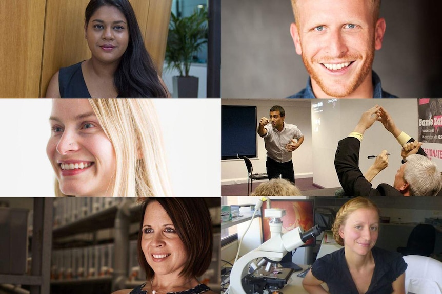 Australia's next generation of science communicators: the (six!) winners of Top 5 Under 40.