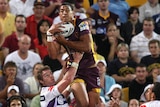 Code jumping ... Israel Folau (File photo)