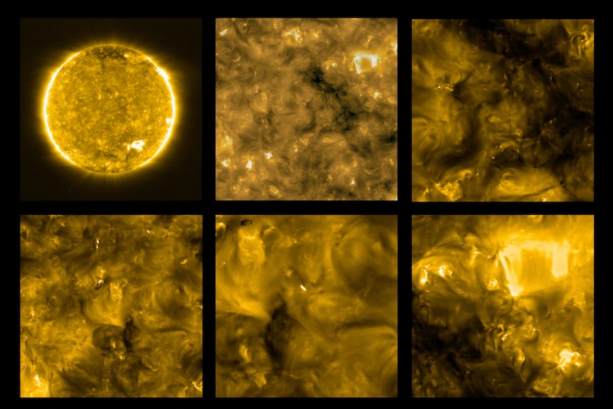 Solar Orbiter view of the sun