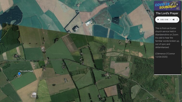 Satellite imagery of rural Aberdeenshire