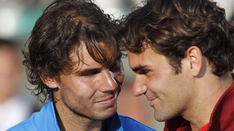 Roger Federer and Rafael Nadal 340x190