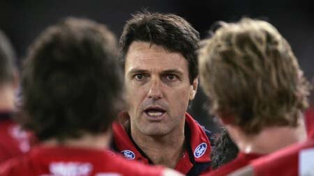 Sydney coach Paul Roos addresses his players