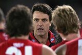 Sydney coach Paul Roos addresses his players