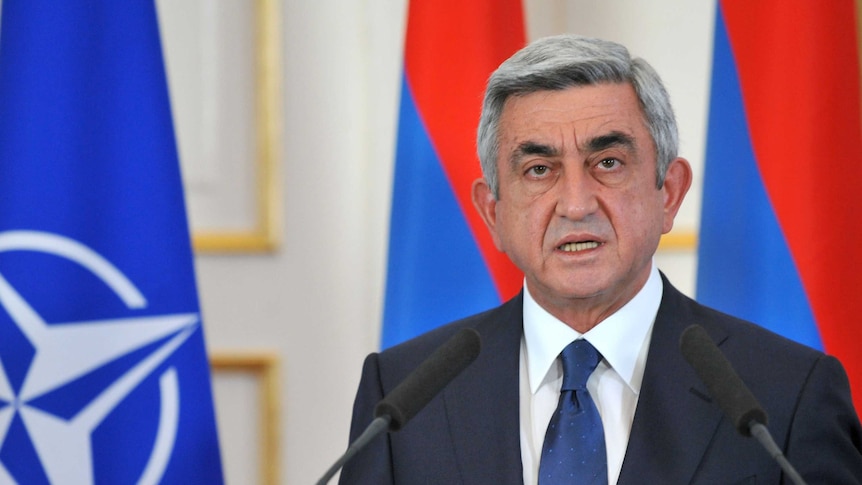 Armenian President Serzhy Sarkisian