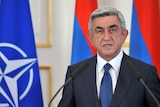 Armenian President Serzhy Sarkisian