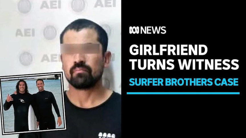 GIRLFRIEND TURNS WITNESS, SURFER BROTHERS CASE: The alleged murderer with their eyes censored