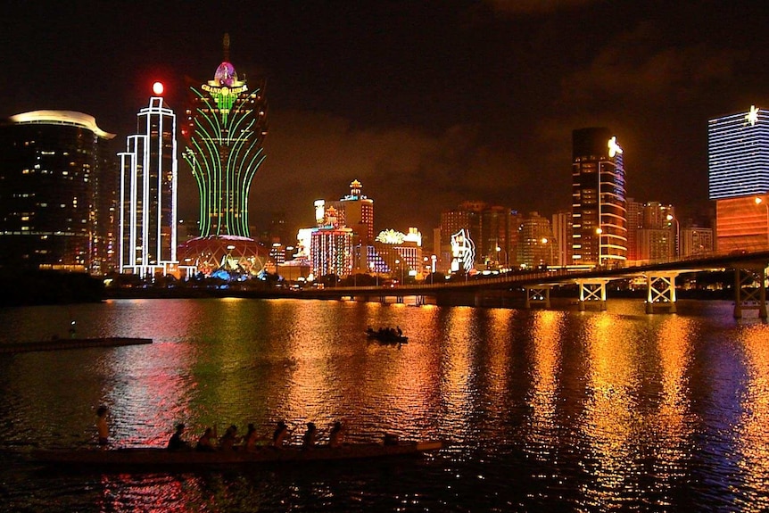 Great generic of Macau skyline at night