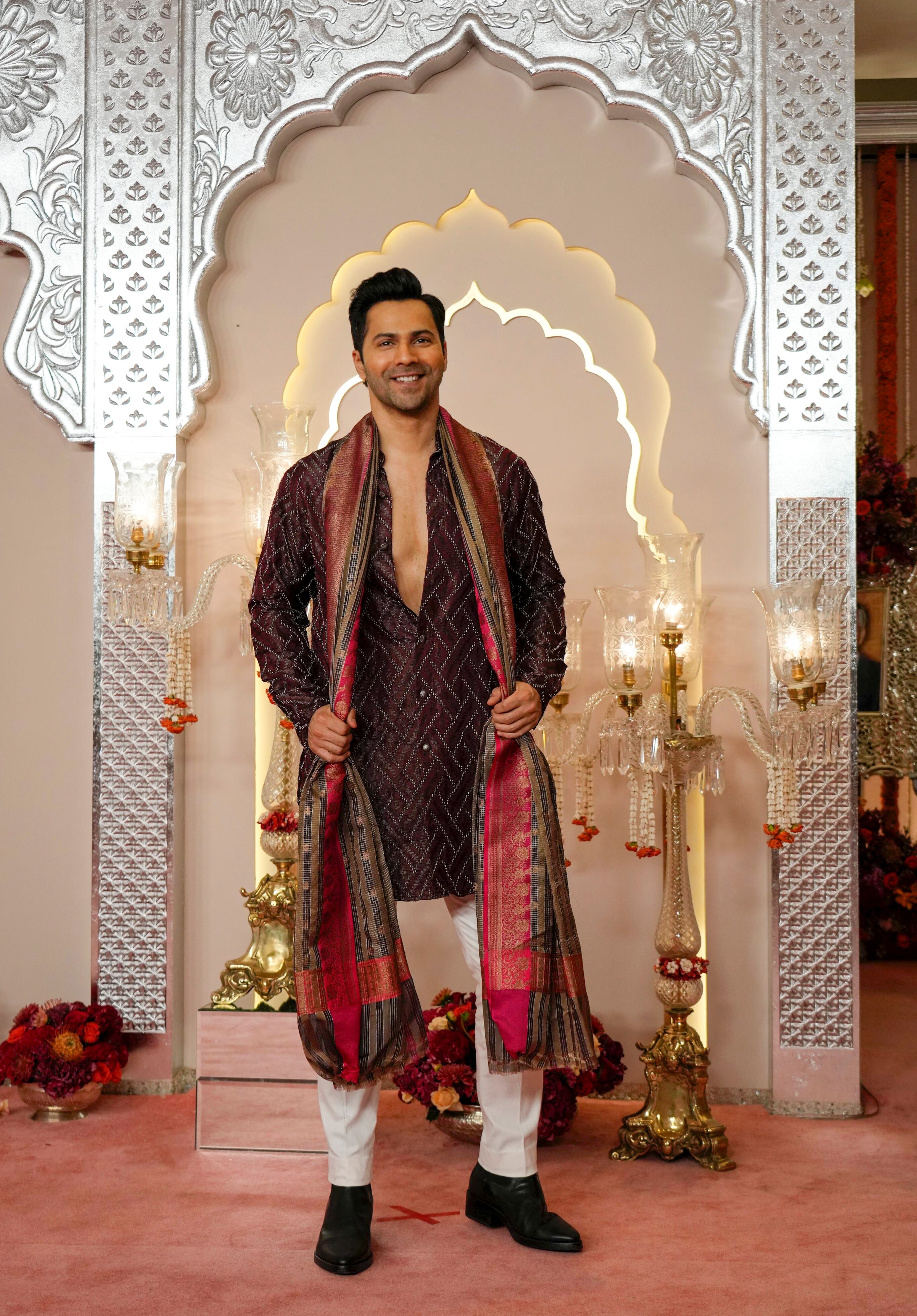 Varun Dhawan at the Ambani and Merchant wedding