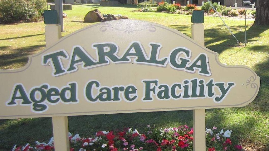 The sign out the front of the Taralga Retirement Village at Jandowae.