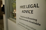 a sign of Caxton Legal Centre