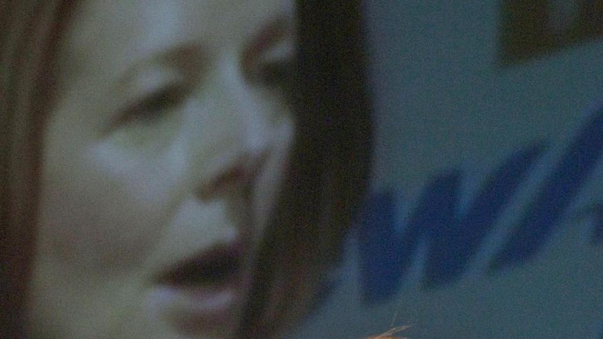 Julia Gillard speaks at Parliament House, Canberra