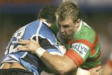 Scott Geddes in action for the Rabbitohs