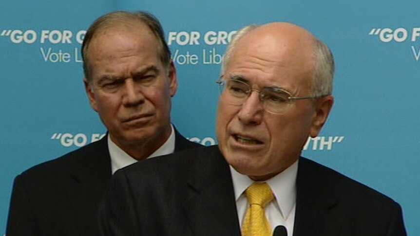 John Howard says the Government is focussing on issues closer to home. (File photo)