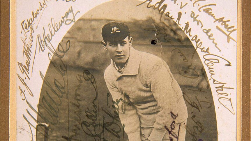 Autographed photograph of Victor Trumper.