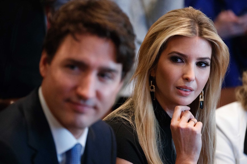 Women in business on the agenda in Trudeau's first official talks with Trump.