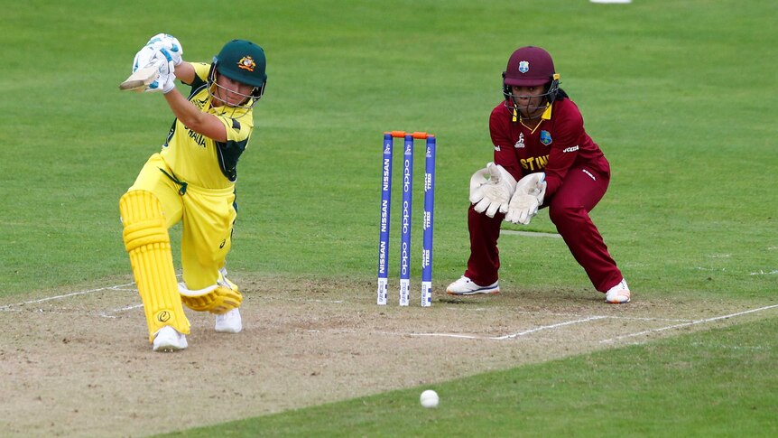 Australia's Beth Mooney in action against the West Indies at the Women's World Cup on June 26, 2017.