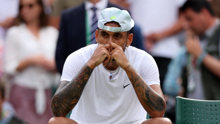 Nick Kyrgios says allegation of assault ‘didn’t really affect me at all’ in preparation for Wimbledon quarter final