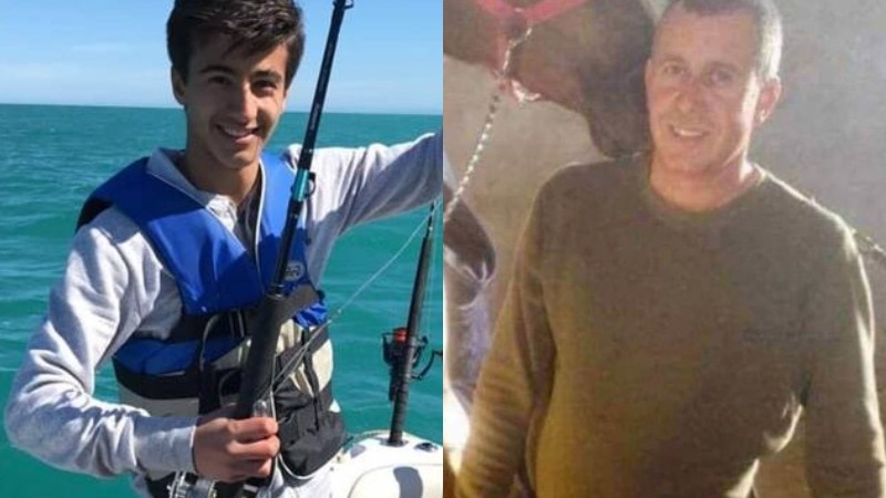 Christchurch shooting victims Hamza Mustafa (left) and his father Khalid (right) were laid to rest on Wednesday.