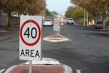 40 kilometre zone sign