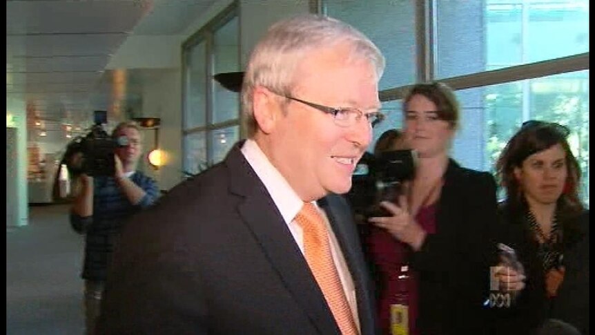 Labor tensions raised over Rudd video