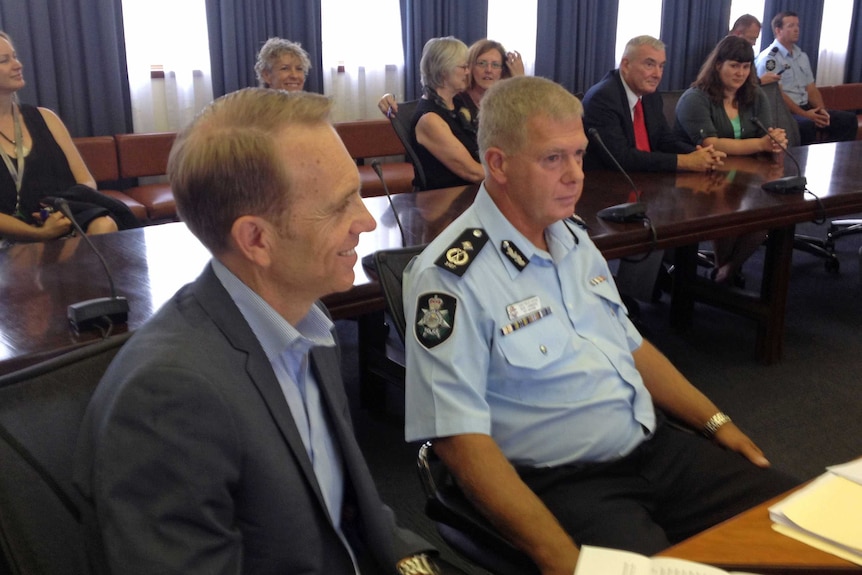 Attorney-General Simon Corbell and ACT Chief Police Officer Rudi Lammers strongly support the ACT's restorative justice program.