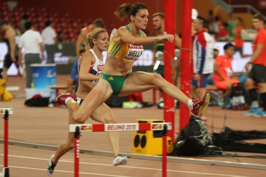 Australian 400m hurdler Lauren Wells