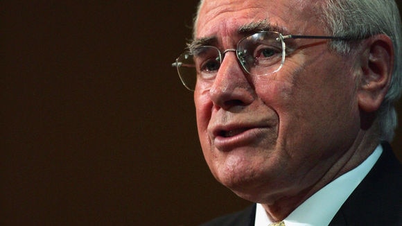 Former prime minister John Howard delivers a speech to the Queensland Media Club. (Getty Images: Jonathan Wood)