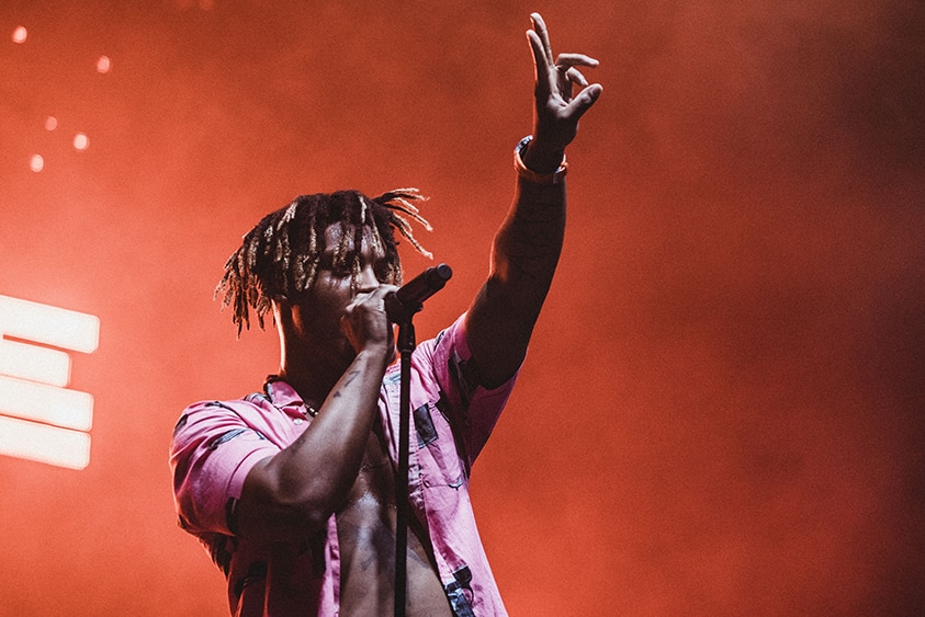 Juice WRLD performing at Spilt Milk Canberra,