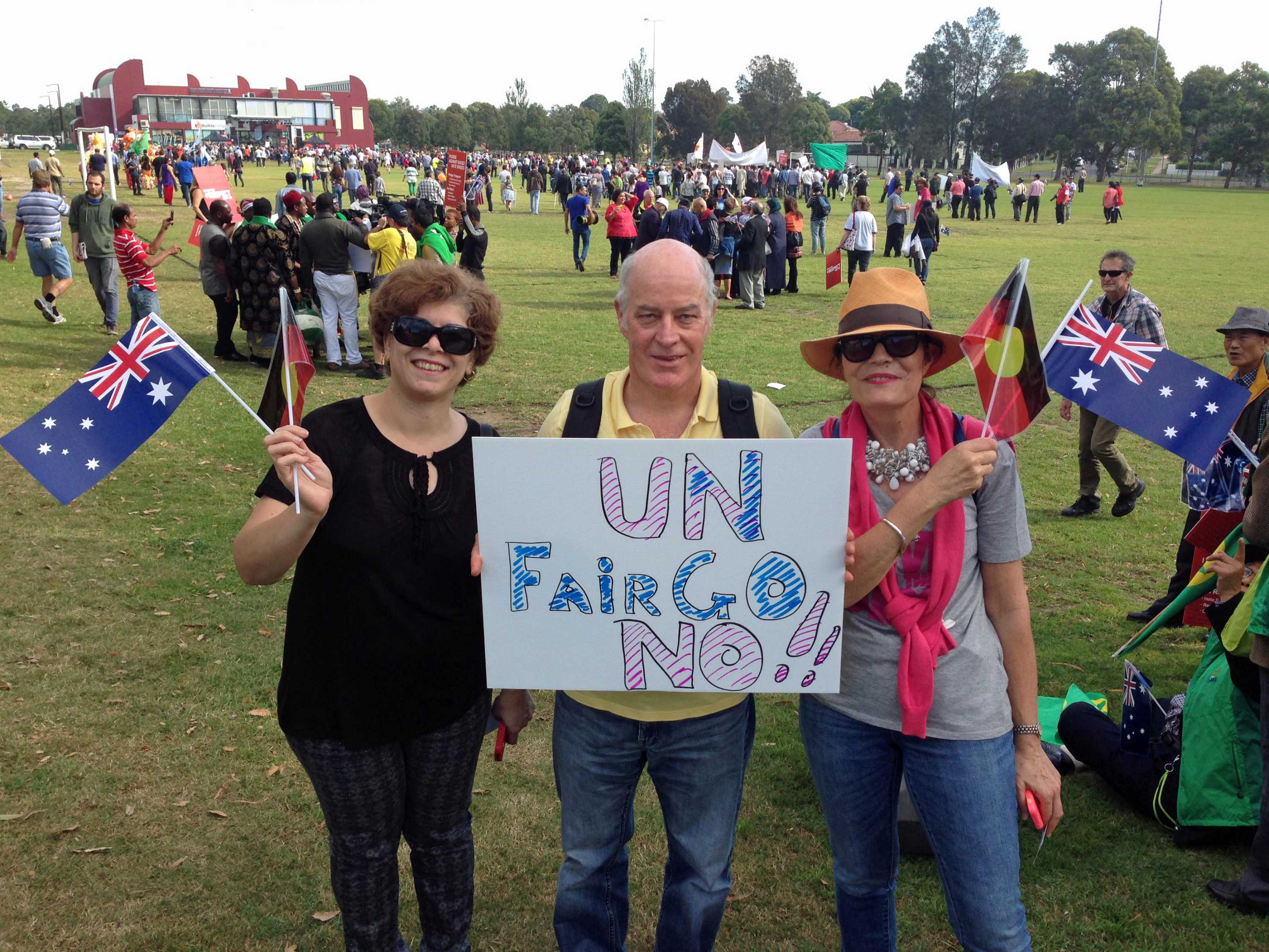 Racial Discrimination Act Protesters march in Lakemba against changes