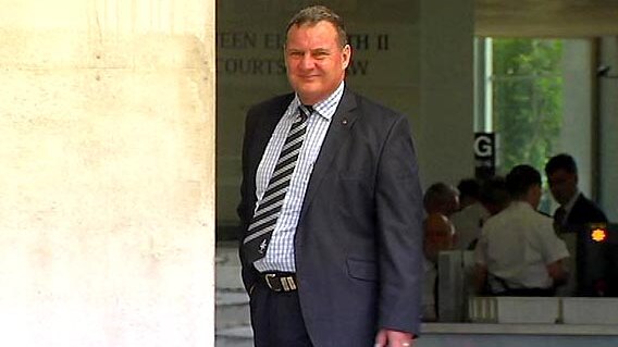 Paul Wilson outside court