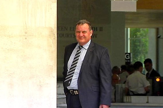 Paul Wilson outside court