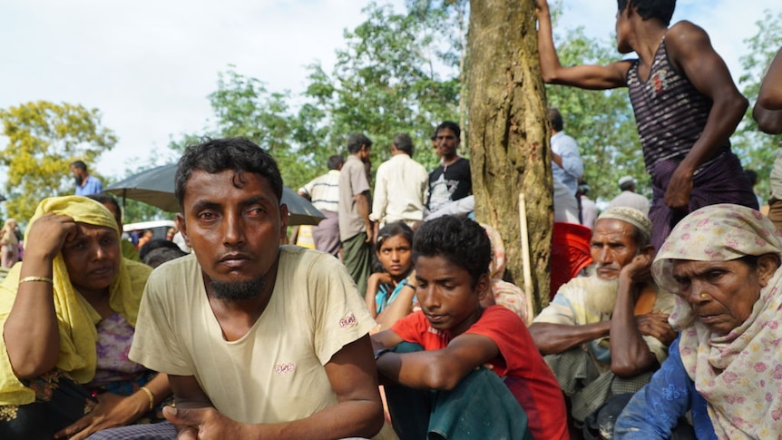 Rohingya Muslims flee ethnic cleansing in Myanmar