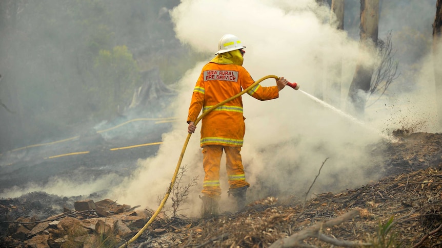 Crews battle spot fires in Bell in the Blue Mountains