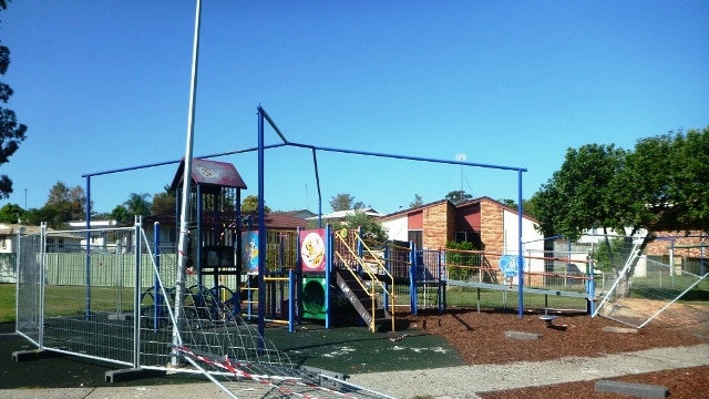 Vandals target disabled playground