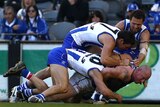Hall was reported for rough conduct in his battle with North defender Scott Thompson.