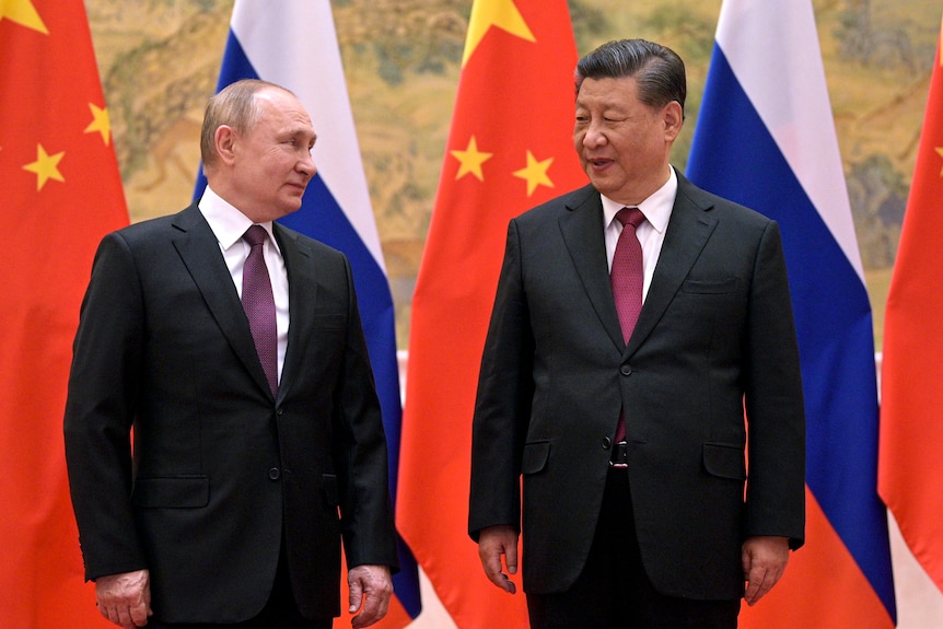 习近平表示俄中友谊“没有止境”，合作“没有禁区”。