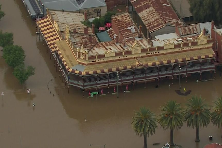 Aerial vision shows the extent of flooding in Rochester
