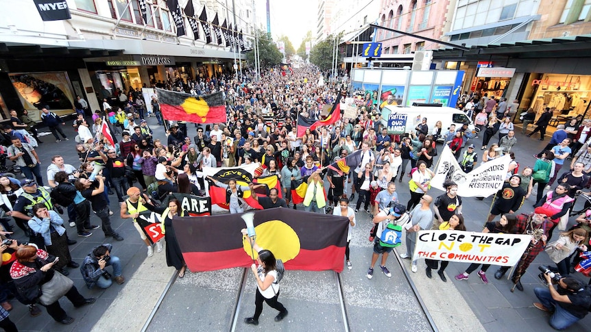 Protest in Melbourne