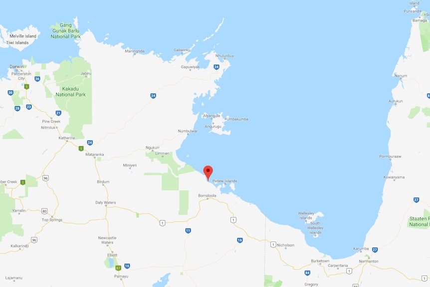 A map of the Gulf of Carpentaria and northern Australia marks the location of Bing Bong