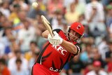 Master blaster: Mark Cosgrove's 42 off 29 was a knock built on sheer power.