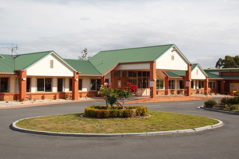 Exterior of Strathdevon nursing home in Latrobe, Tasmania.