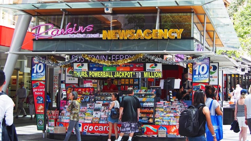 Rankin's on the Mall Newsagency in Queen Street Mall
